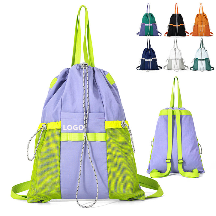 Versatile Outdoor Sports Drawstring Backpack