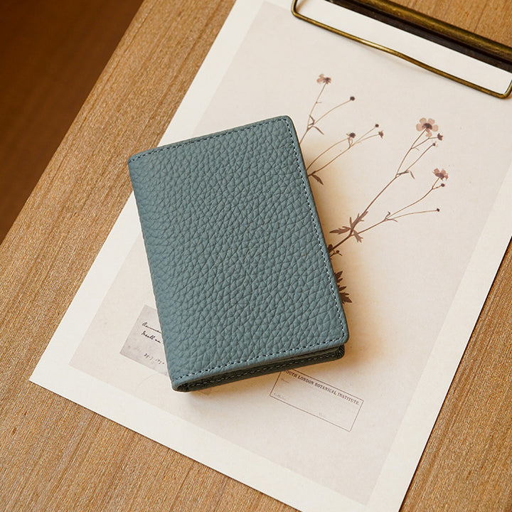 Luxurious Textured Leather Card Holder