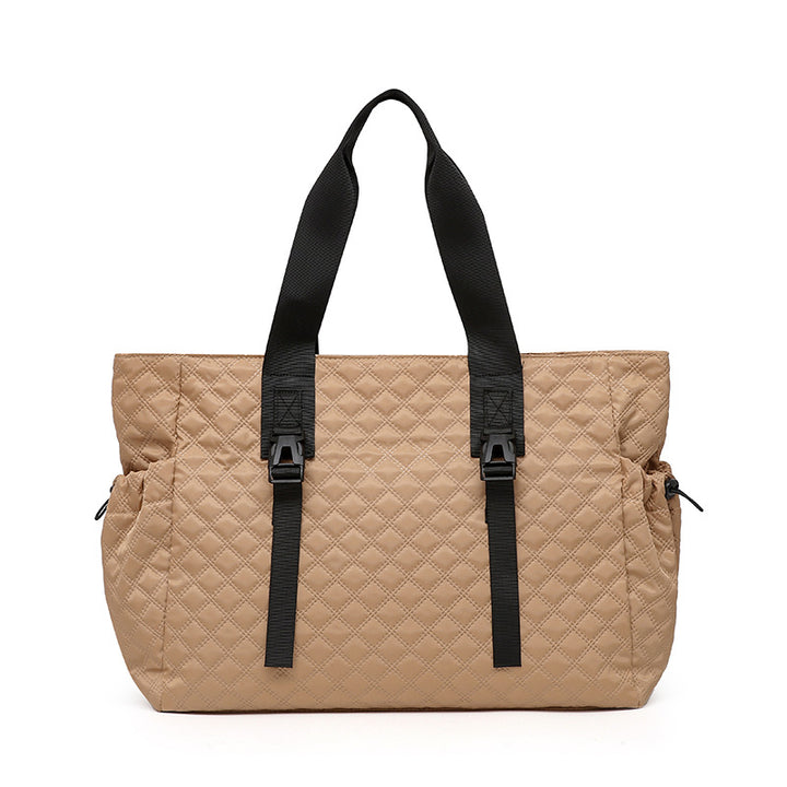 Quilted Multi-Compartment Tote Bag Stornfield