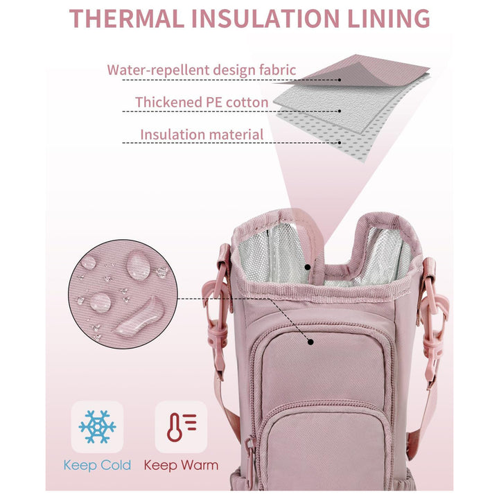 Practical crossbody bag with versatile compartments and a removable cup holder Stornfield