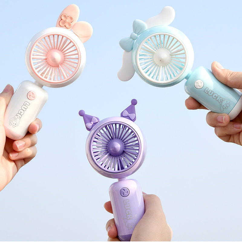 Women Portable Mini Fan with LED Lighting and Convenient USB Connection Stornfield