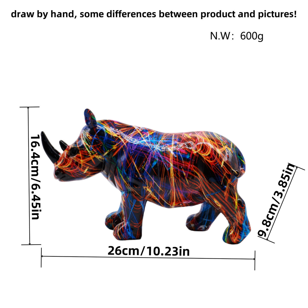 Artistic Rhino Figure Stornfield