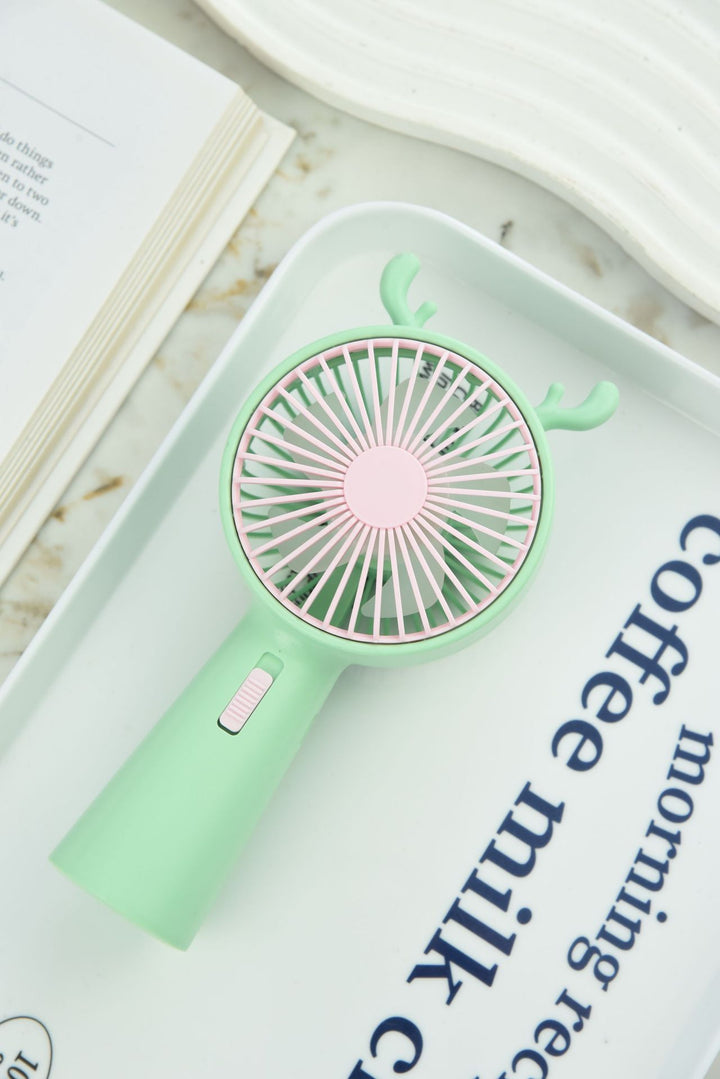 Ladies Portable Hand Fan with Original Antler Design Stornfield