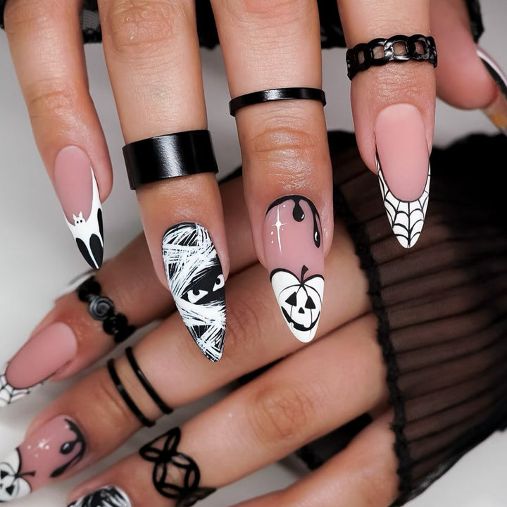 Creative Halloween-style Art Fake Nails Stornfield
