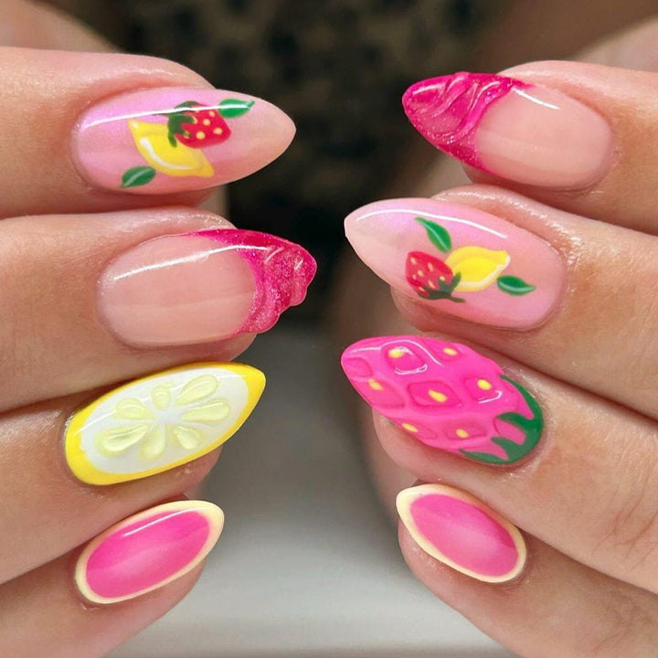 Creative Art Nails with Cheerful Fruit Design Stornfield