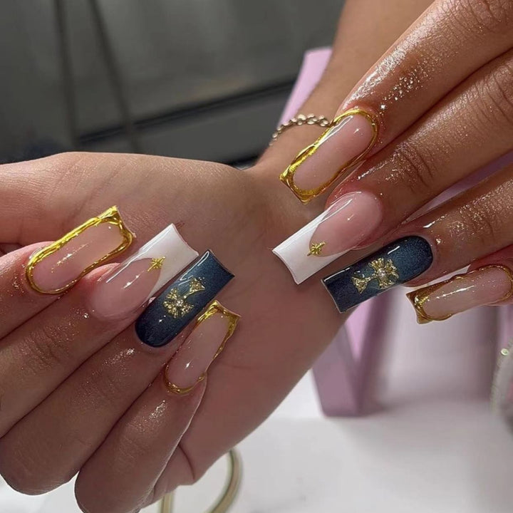 Elegant Rhinestone-Embellished Nail Extensions Stornfield