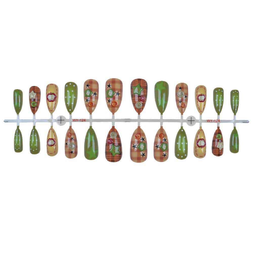 Artistic Decorative Press-On Nails Stornfield