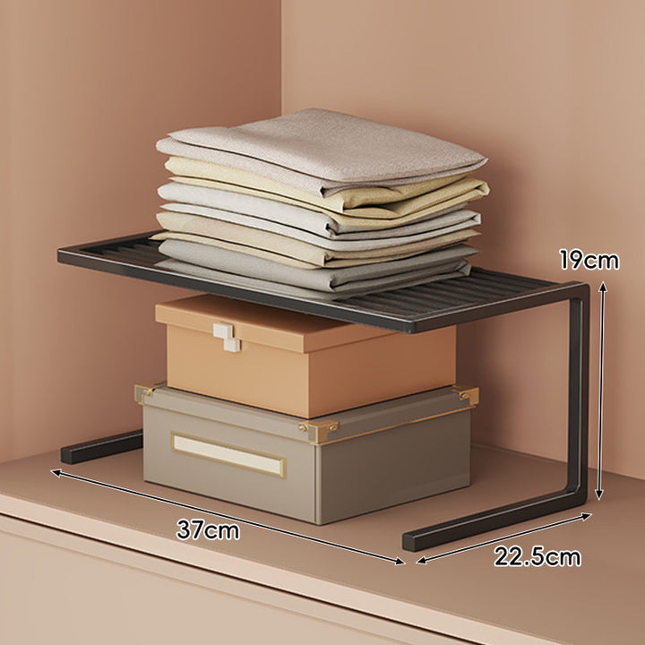Compact Countertop Multi-Level Metal Organizer Shelf Riser