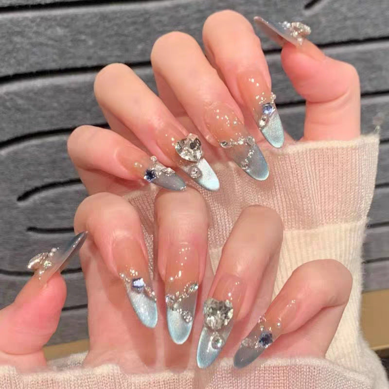 Artificial nails with elegant ombre look Stornfield