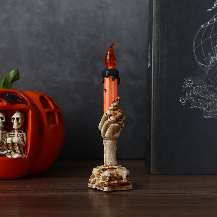 Decorative Skull Hand Candle Holder Stornfield