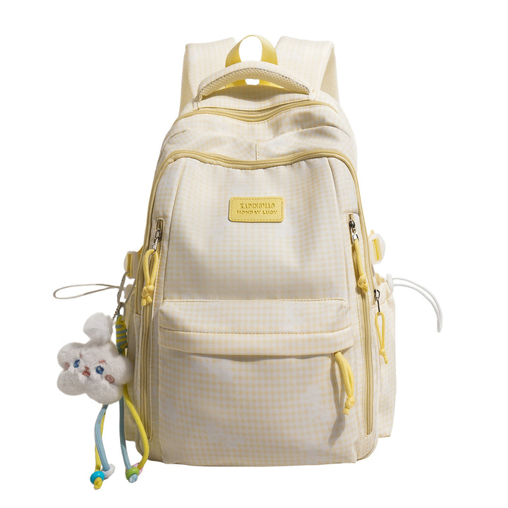 Stylish Checked Print Casual Backpack Stornfield