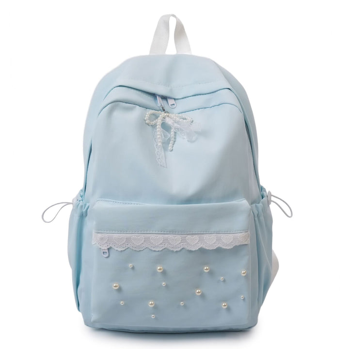 Backpack with elegant pearl applications and intricate design Stornfield