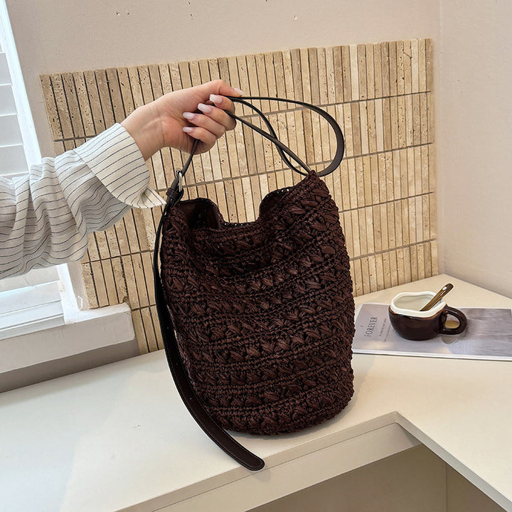 Woven Bucket Bag
