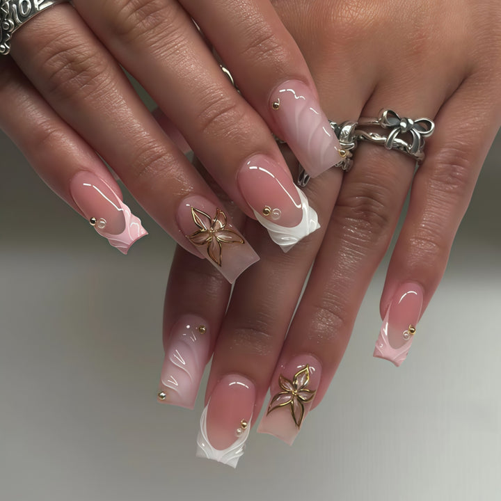 Elegant Long-Lasting Press-On Nail Art Stornfield