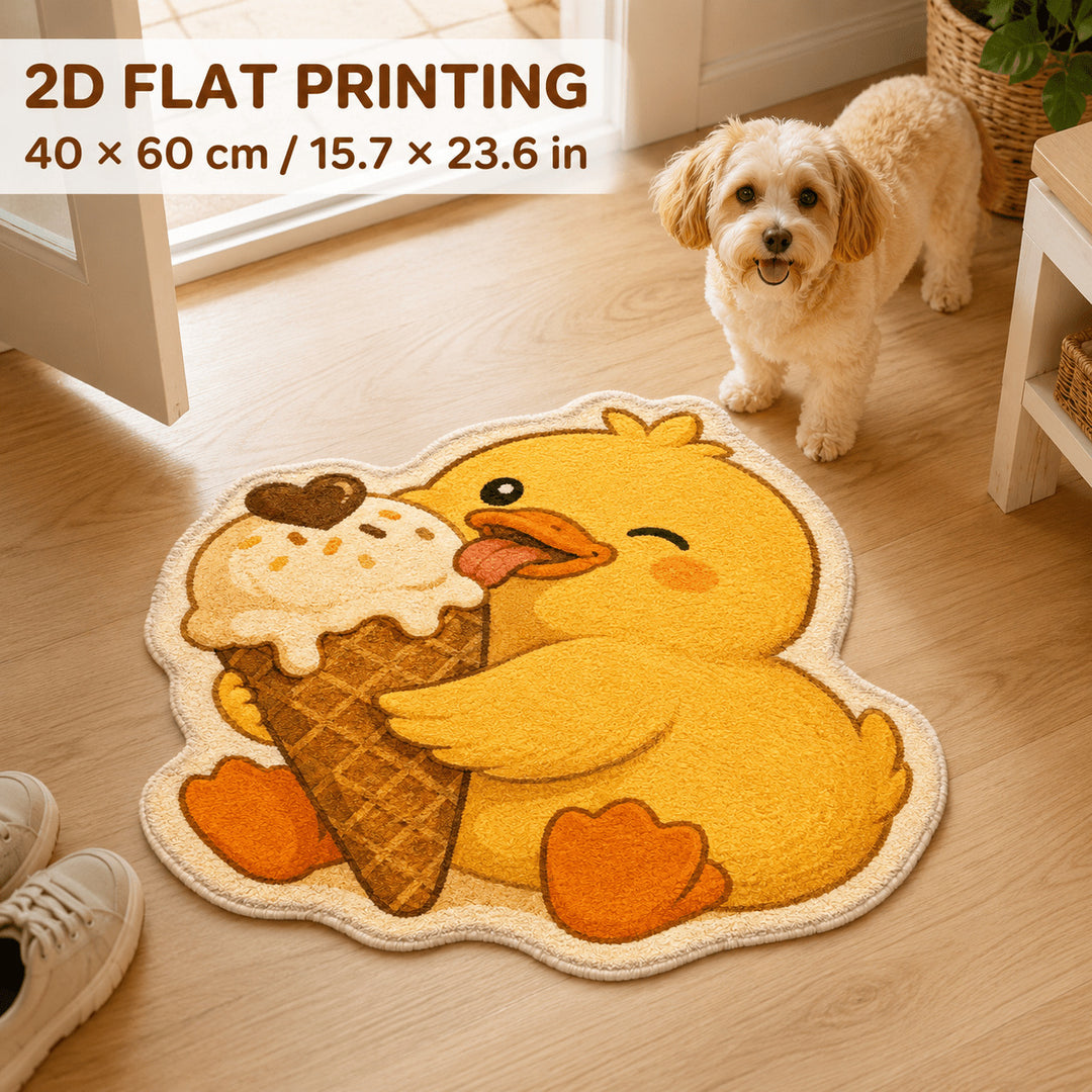 Cute Sheep-Shaped Bath Mat