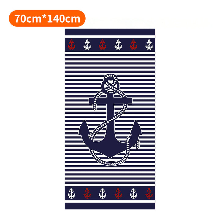 Beach towel with colorful stripe pattern Stornfield