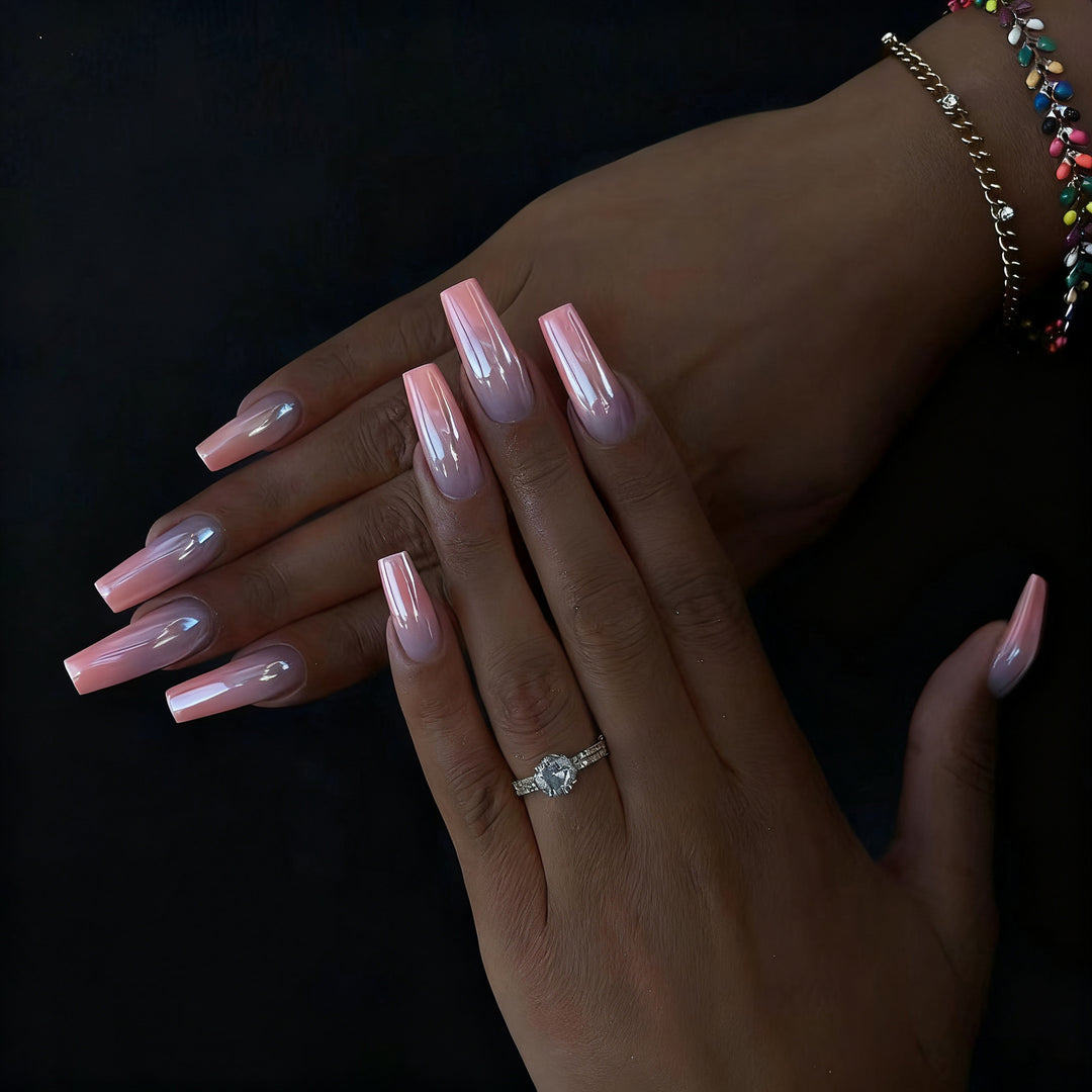 Glossy Ombre Nail Enhancements Stornfield