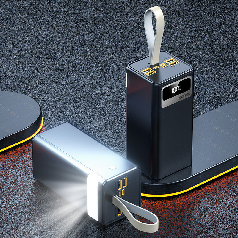 Portable power bank with smart LED display and high-performance USB ports Stornfield