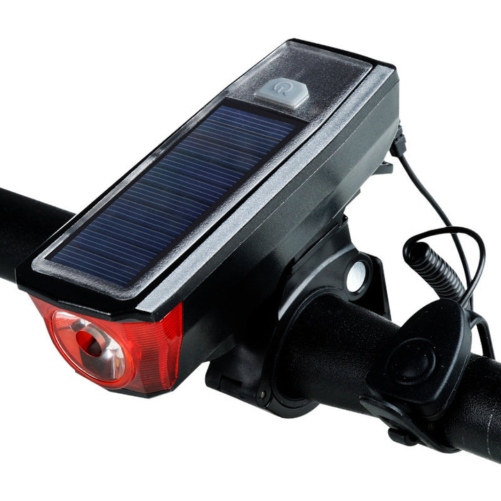 Solar-Powered Bicycle Rear Safety Light Stornfield