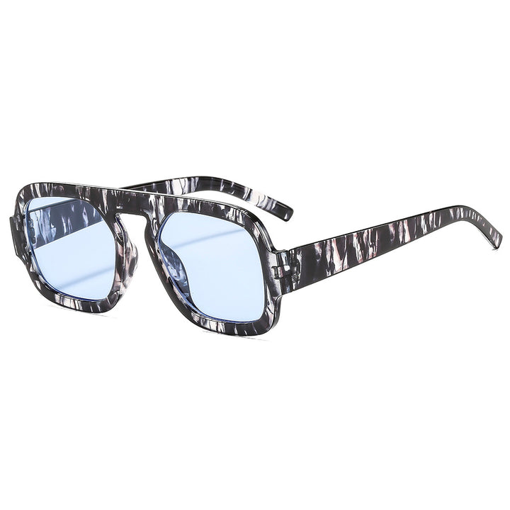 Men's Bold Retro-Inspired Square Sunglasses Stornfield
