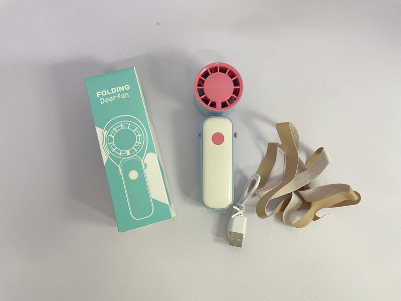 Unisex Portable Folding Fan with USB Charging Stornfield