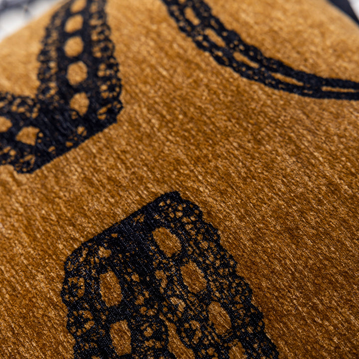 Stylish decorative pillow with modern pattern