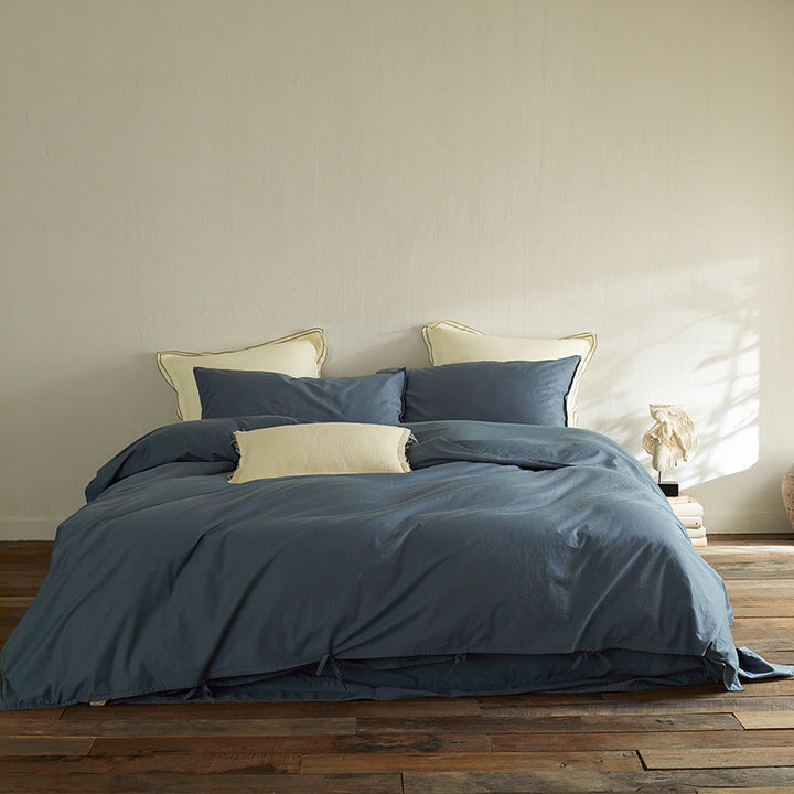 Washed Linen Duvet Cover and Pillowcase Set