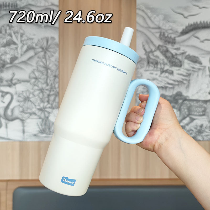 Women insulated drinking container with ergonomic handle Stornfield