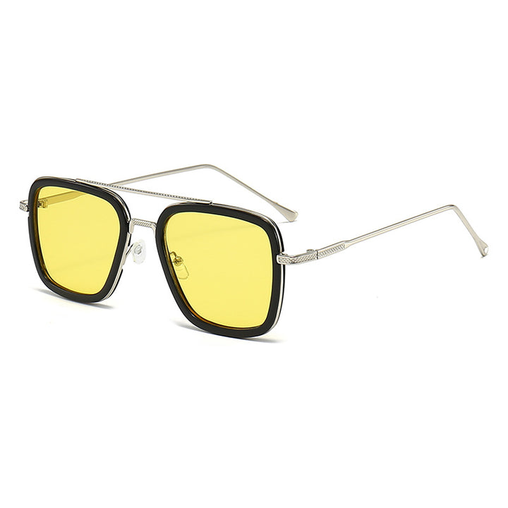 Women's stylish square sunglasses with metallic details Stornfield