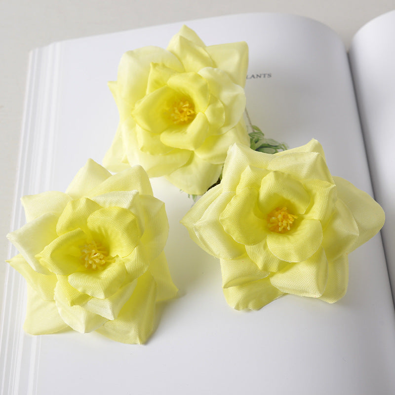 Elegant Fabric Flower Hair Clusters