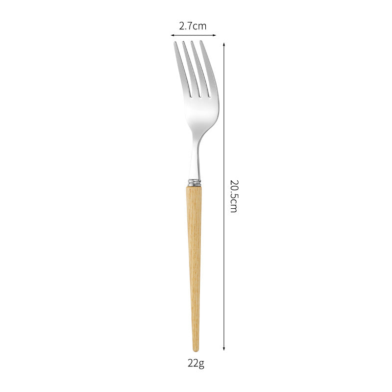 Professional and ergonomic bread knife with wooden handle Stornfield