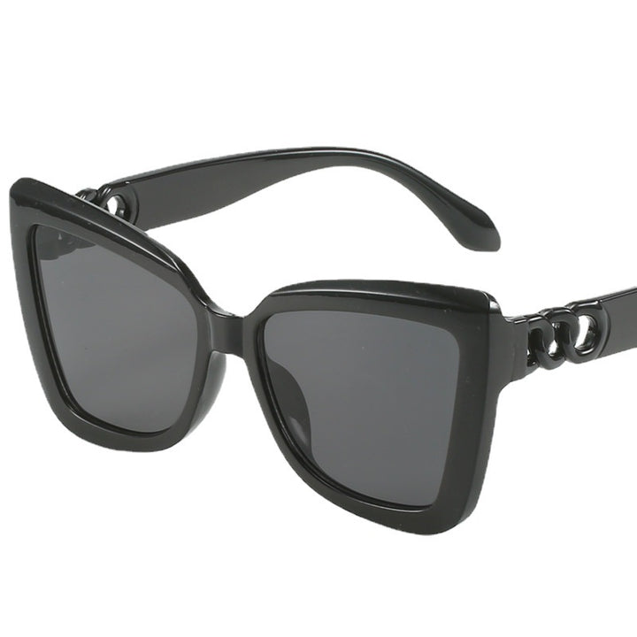 Ladies modern cat-eye sunglasses with clear frame and UV protection Stornfield