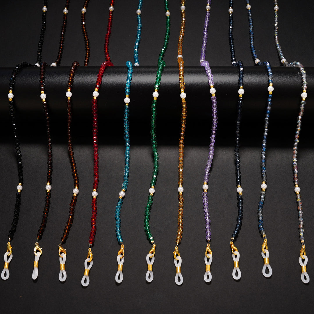 Elegant Crystal Beaded Eyewear Chain Stornfield