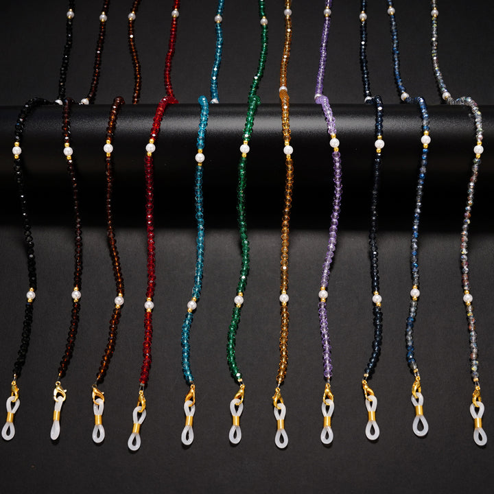 Elegant Crystal Beaded Eyewear Chain Stornfield