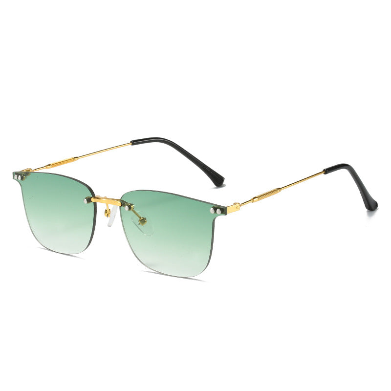 Ladies stylish geometric sunglasses with modern glass elements Stornfield