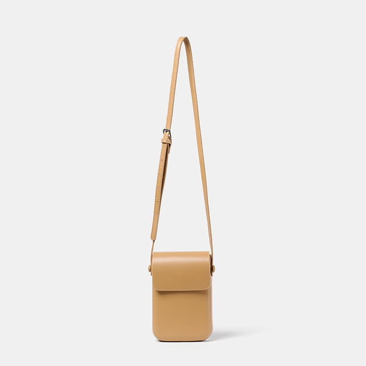 Compact Leather Crossbody Pouch Stornfield