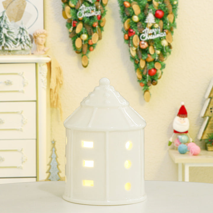 Decorative Ceramic House Lantern Stornfeild 1790310210