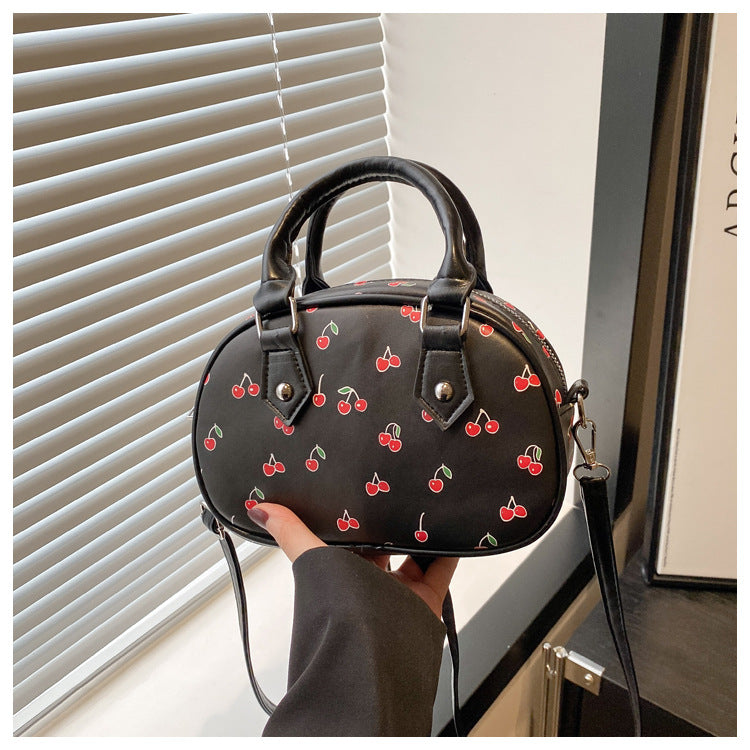Playful Cherry Print Handbag Stornfield
