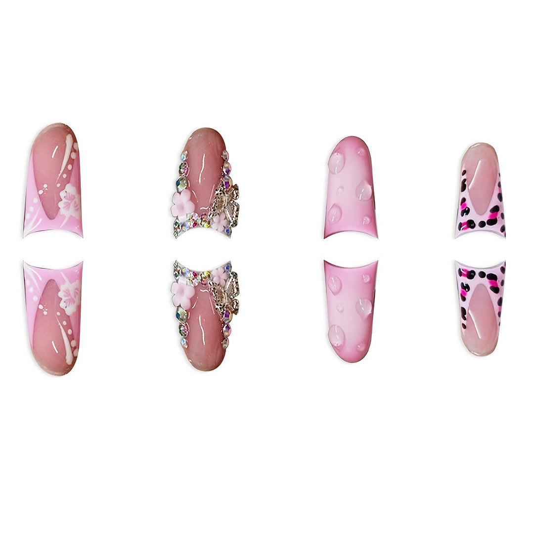 Decorative Press-On Nail Art Set Stornfield