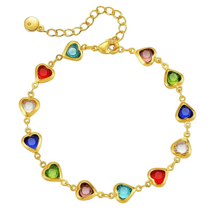 Butterfly and Daisy Charm Anklet Stornfield