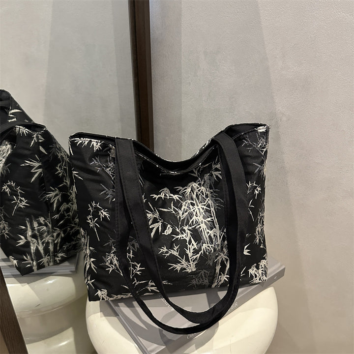 Stylish Bamboo Print Tote Bag Stornfield