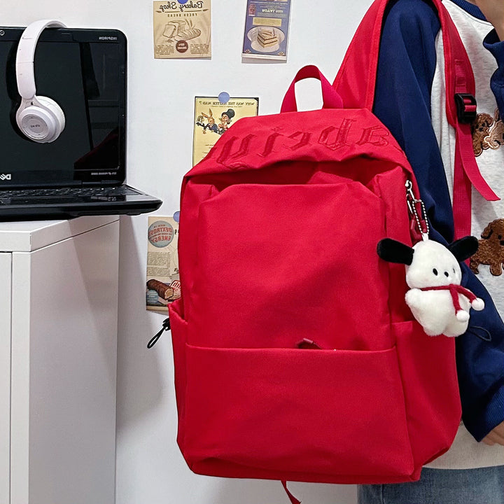 Casual Embroidered Backpack
