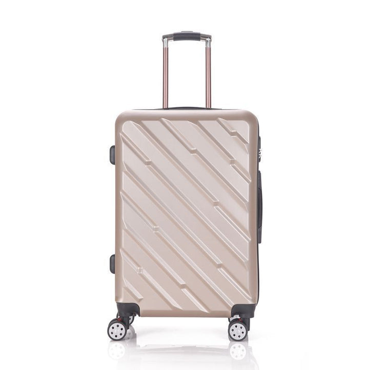 Unisex Durable Textured Hard Shell Rolling Suitcase Stornfield