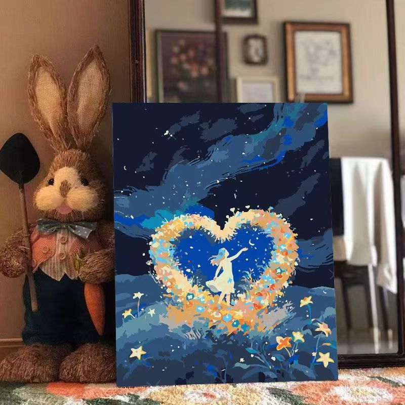 Artistic Heart-Themed Canvas Artwork Stornfield