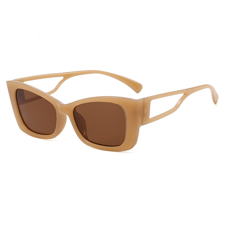 Ladies trendy geometric sunglasses with square frame Stornfield