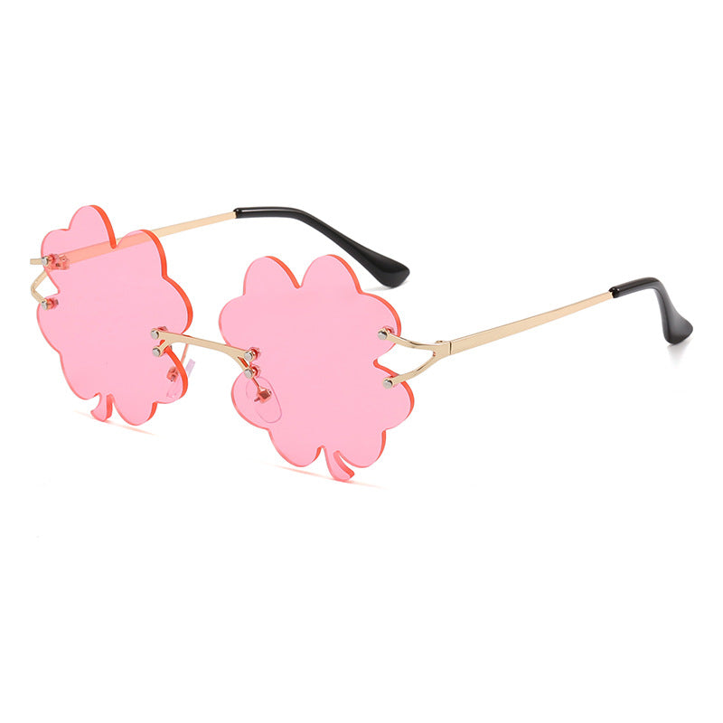 Women playful sunglasses with unique flower frame Stornfield