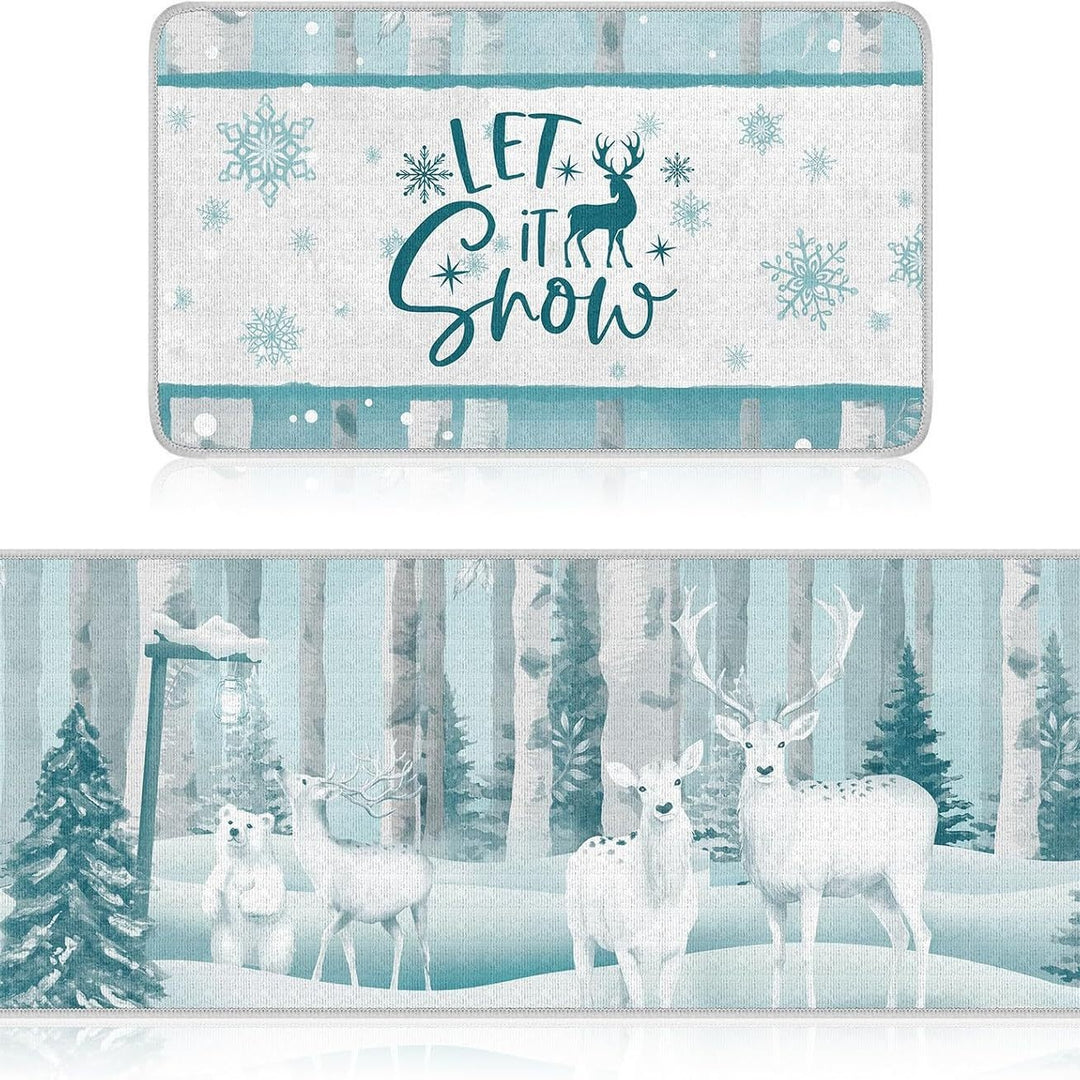 Festive Holiday-Themed Doormat