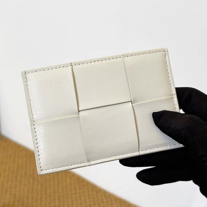 Woven Leather Card Holder Stornfield