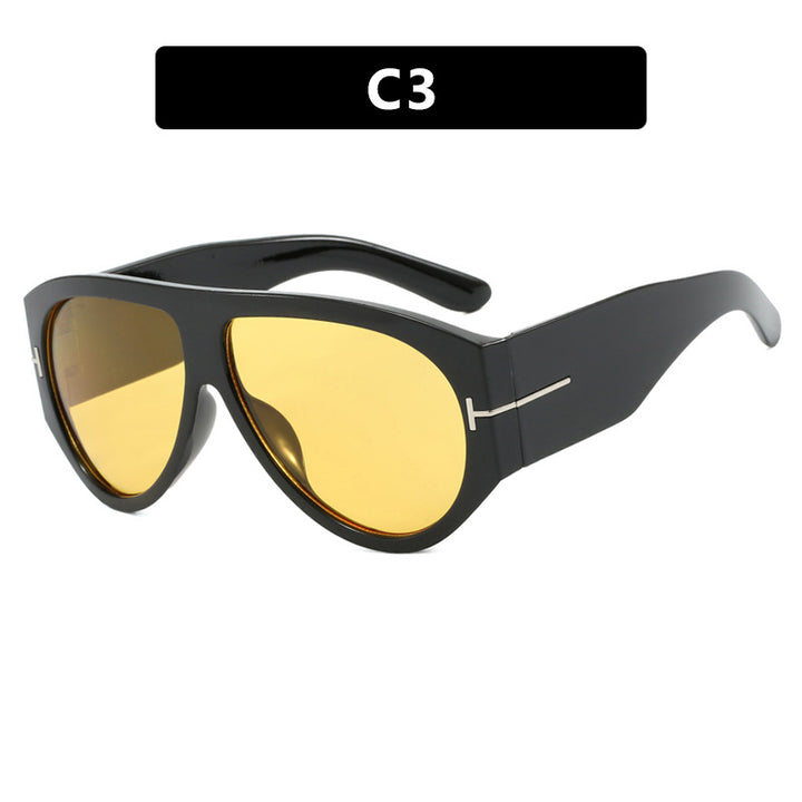 Women's fashionable oversized sunglasses in retro style Stornfield