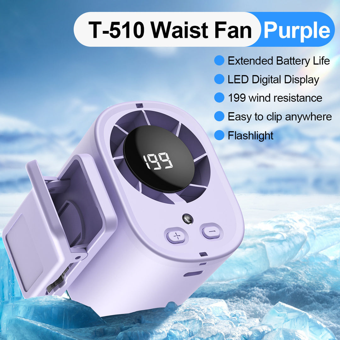 Women's Portable Waist Fan with LED Display Stornfield